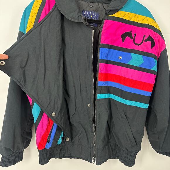 Kenny Rogers jacket size medium Millers harness west horse ranch western 90's - Picture 4 of 14